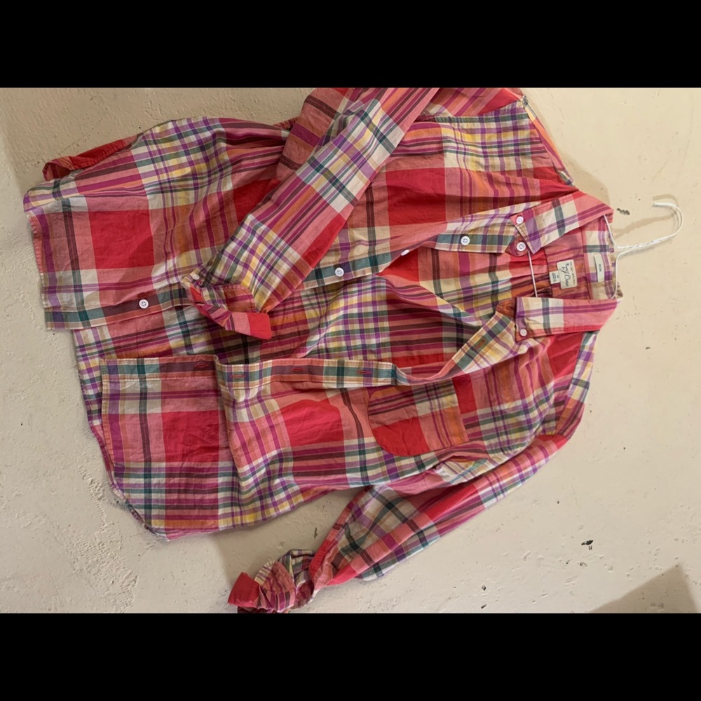(3) J Crew medium slim button ups.